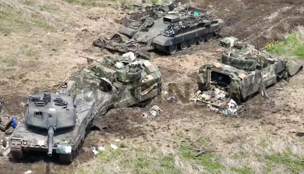 Quân đội Ukraine vừa mất... 40 xe tăng Leopard 1 và Leopard 2?