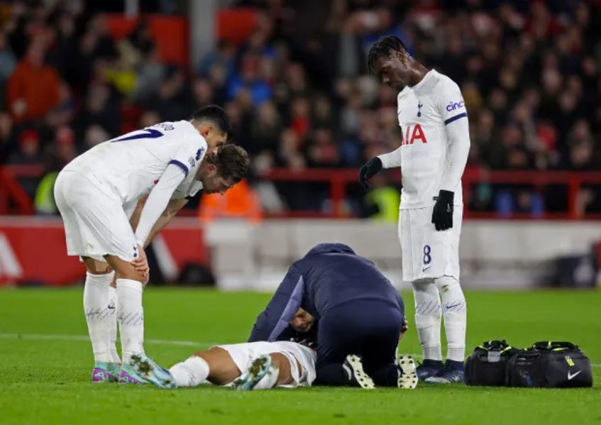 Sao Tottenham dính chấn thương kinh hoàng trong trận thắng Nottingham Forest