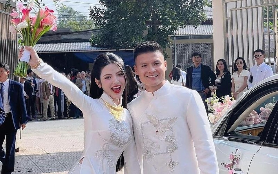 Đám cưới như mơ của loạt cầu thủ Việt Nam năm 2023