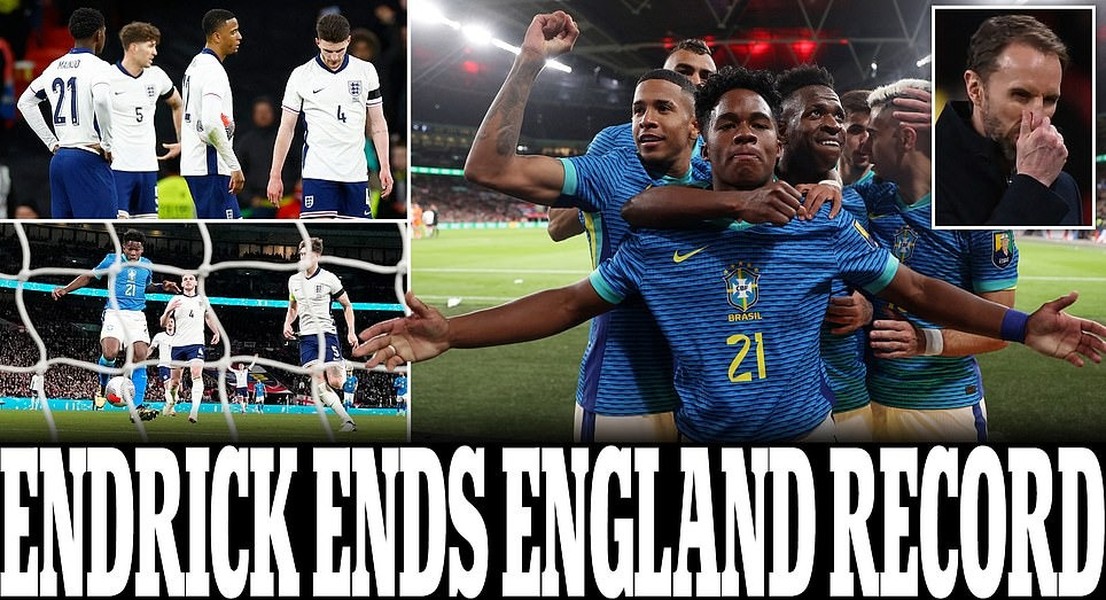 Chùm ảnh: Hạ tuyển Anh, Brazil tạo nhiều kỷ lục