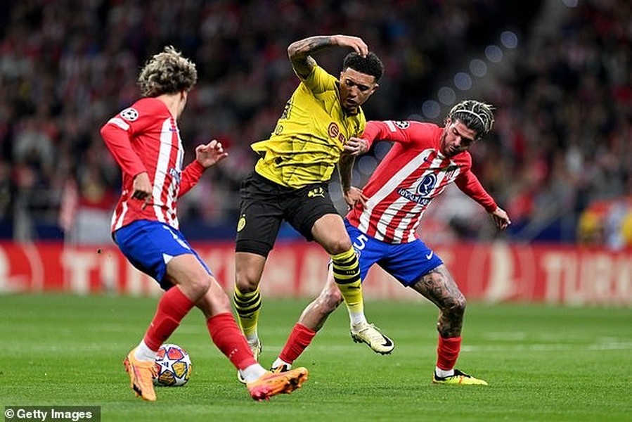 Chùm ảnh: Atletico Madrid hạ Dortmund ở tứ kết Champions League 