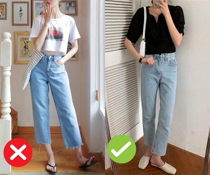 10 sai lầm khi mặc quần jeans biến chị em thành thảm họa thời trang