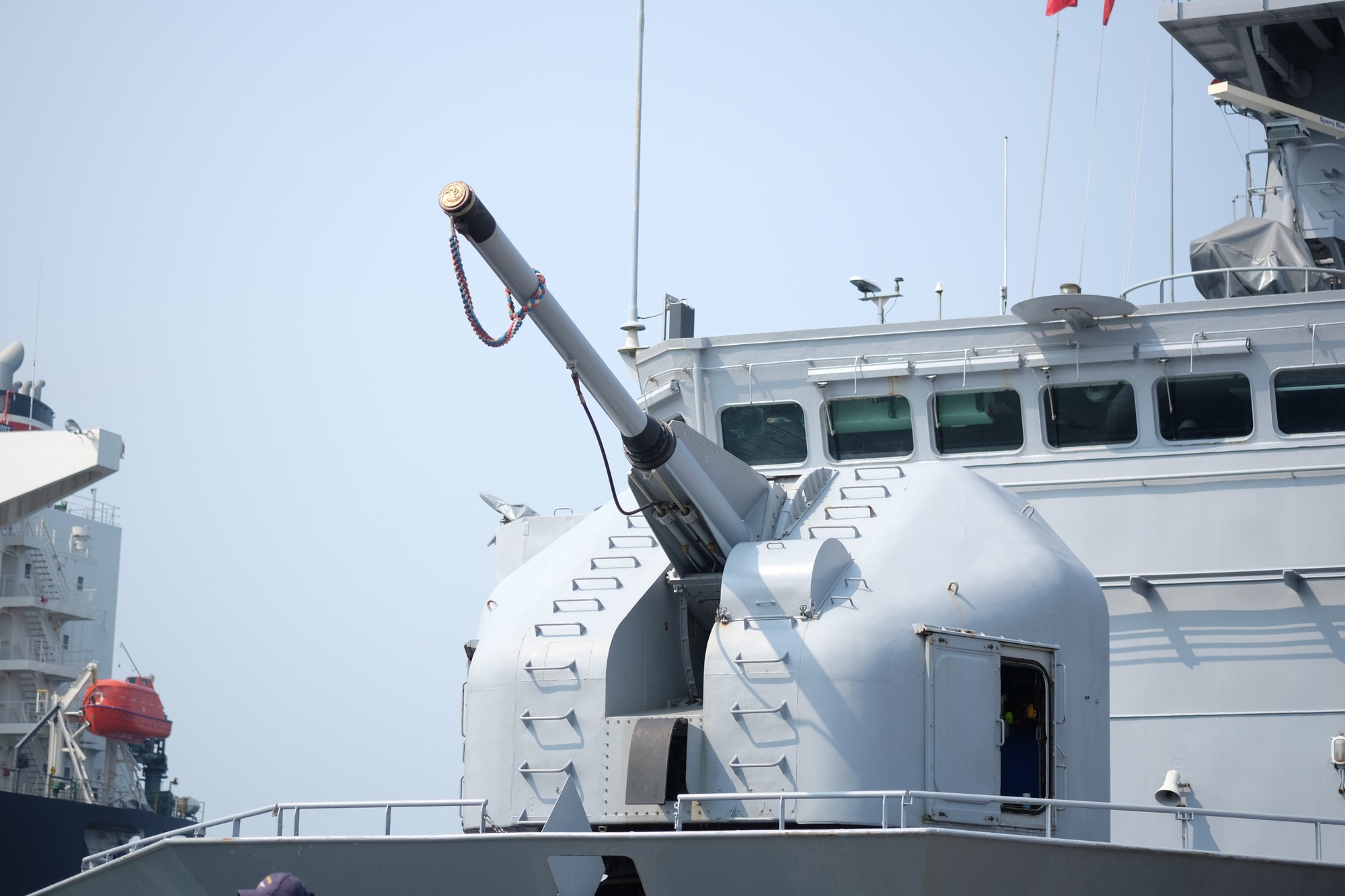 Hệ thống pháo trên tàu Vendemiaire.