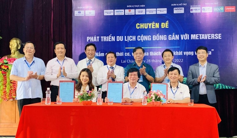 Hiệp hội du lịch tỉnh Lai Châu đã ký kết Biên bản ghi nhớ về nguyên tắc hợp tác với Làng Du lịch ẩm thực và Làng Metaverse.