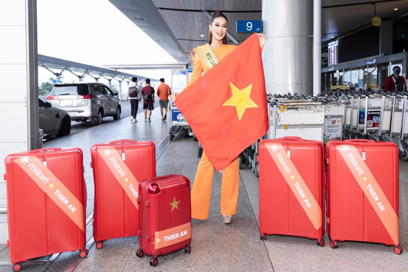 Thiên Ân xuất hiện rạng rỡ, sẵn sàng chinh phục Miss Grand International 2022