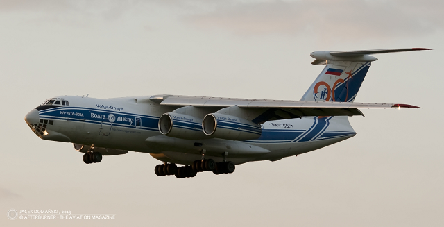 Máy bay quân sự Il-76 của Nga.