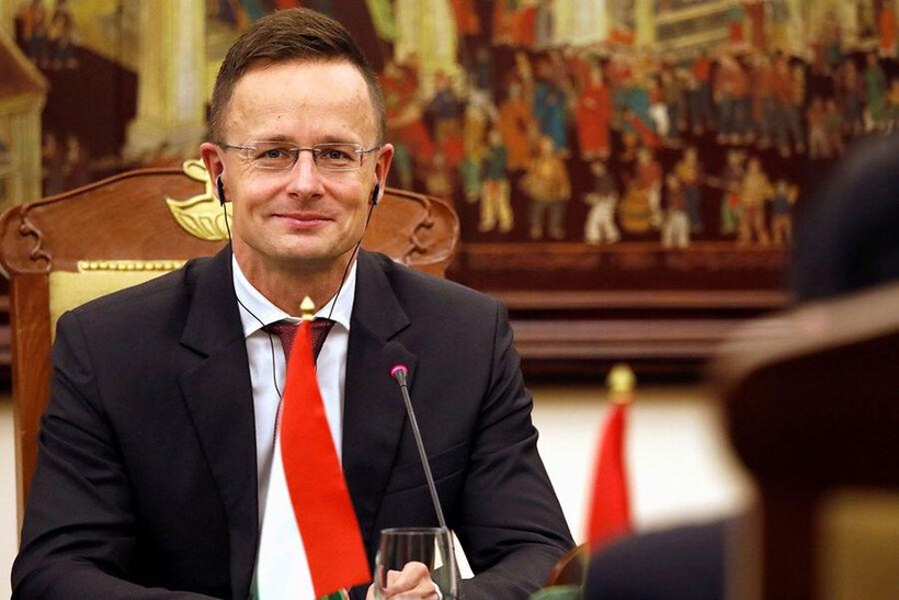 Ngoại trưởng Hungary Peter Szijjártó.