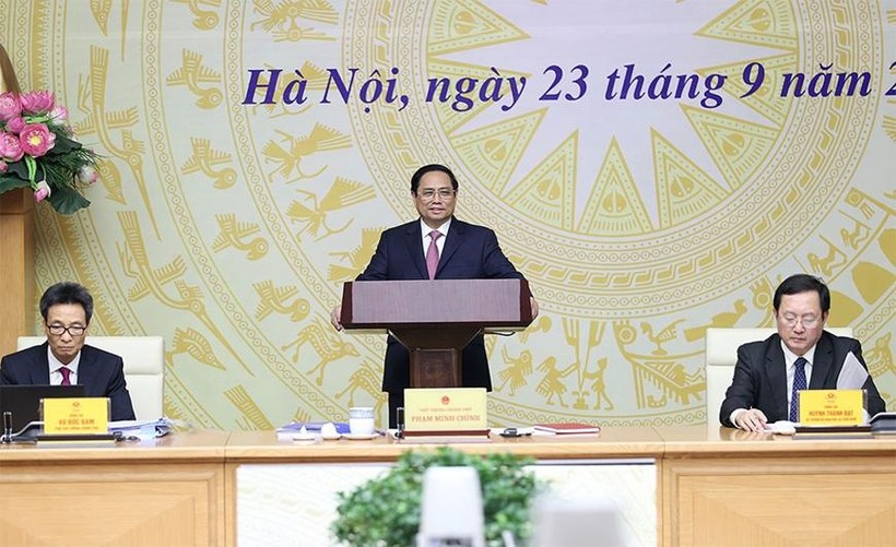 Thủ tướng Chính phủ Phạm Minh Chính chủ trì Hội nghị "Phát triển thị trường KH&CN đồng bộ, hiệu quả, hiện đại và hội nhập".