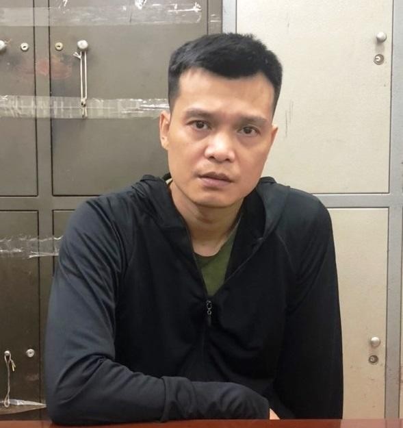 Trần Kim Phong tại cơ quan điều tra. Ảnh: Công an tỉnh Quảng Ninh cung cấp