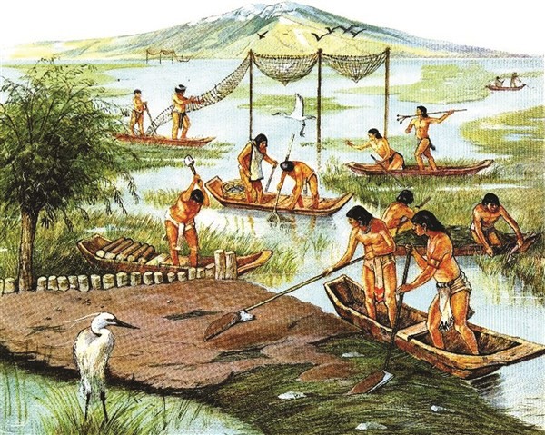 Độc đáo ruộng nổi trên hồ Aztecs