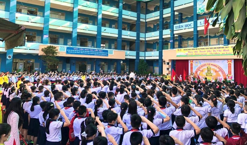 Trường Tiểu học Nguyễn Thanh Tuyền nỗ lực xây dựng môi trường học tập thân thiện ảnh 2