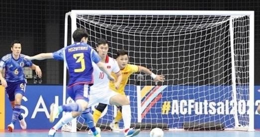 Futsal Việt Nam vào tứ kết giải châu Á 2022.