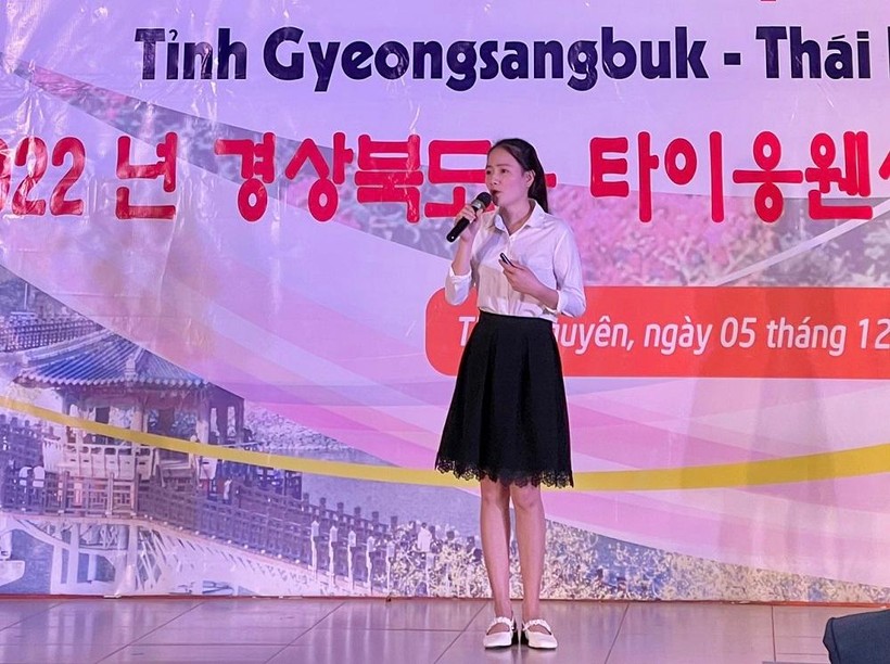 Chung kết cuộc thi nói tiếng Hàn tỉnh Gyeongsangbuk – Thái Nguyên năm 2022 ảnh 2