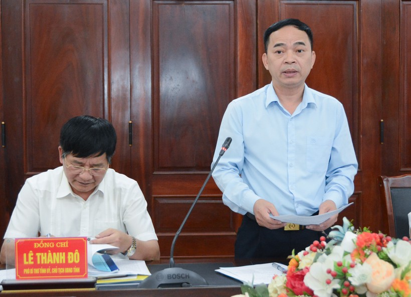 Ông Nguyễn Văn Đoạt, Giám đốc Sở GD&ĐT tỉnh Điện Biên thông qua kết quả 10 năm thực hiện Nghị quyết số 29. ảnh 2