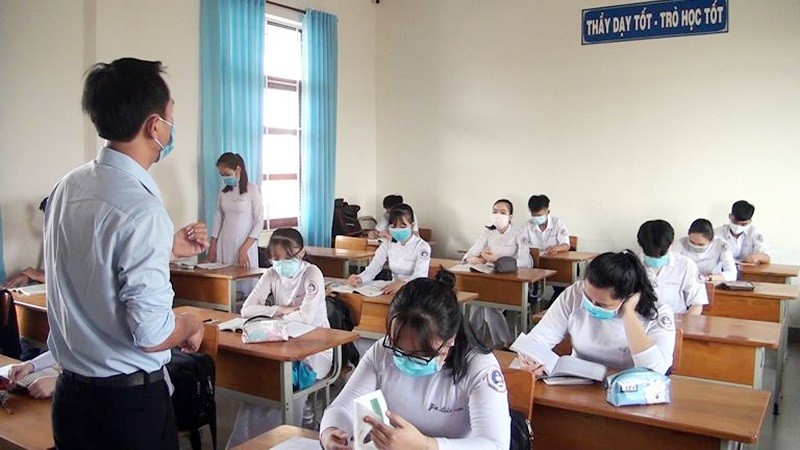 Phú Yên: Sắp xếp, giãn cách chỗ ngồi của thí sinh thi tốt nghiệp THPT