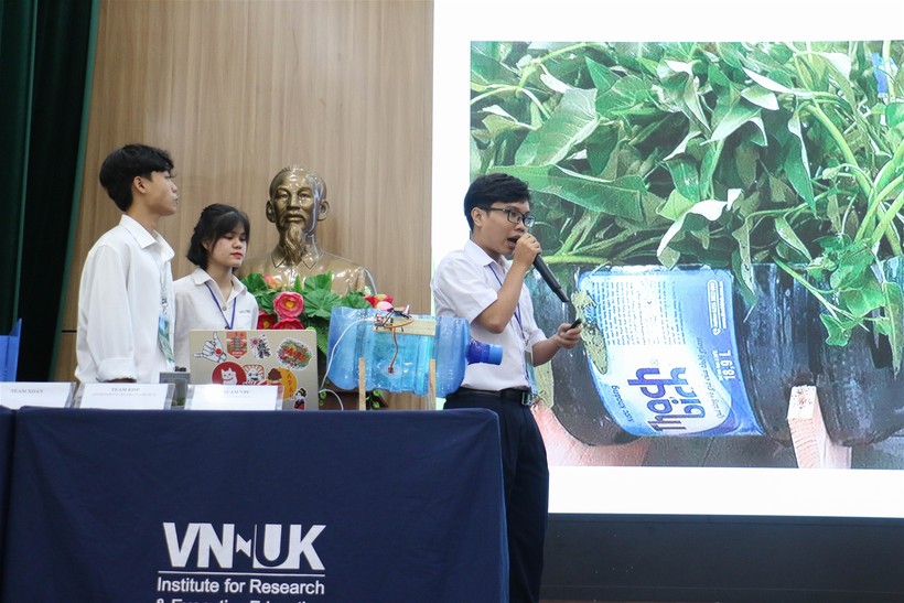 Học sinh Đà Nẵng hào hứng thi "Sáng tạo công nghệ vì môi trường"