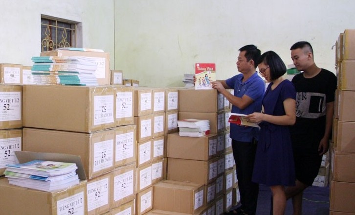 Bắc Giang: Chuẩn bị 2,9 triệu bản sách giáo khoa phục vụ năm học mới