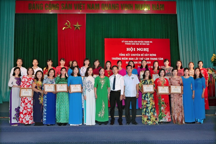 Thanh Ba (Phú Thọ) : 100% trường mầm non "Xây dựng trường mầm non lấy trẻ làm trung tâm”