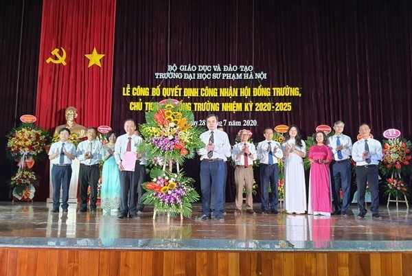 Trường ĐH Sư phạm Hà Nội công bố quyết định công nhận Chủ tịch Hội đồng trường