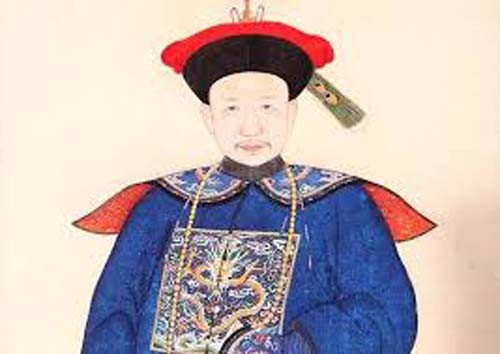 Tranh vẽ về quan đại thần Hòa Thân dưới triều vua Càn Long của Trung Quốc.
