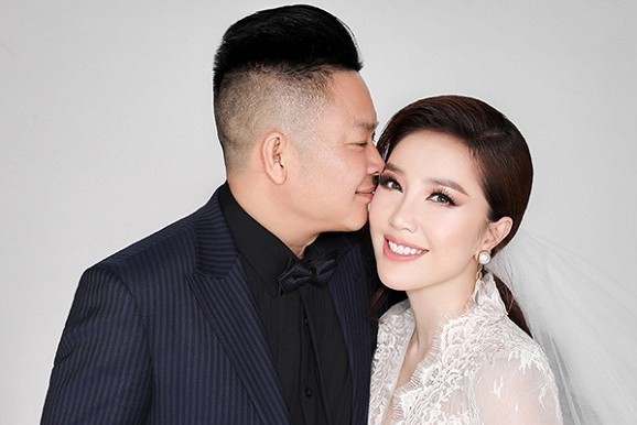 Bảo Thy và chồng sắp cưới- doanh nhân Phan Lĩnh.