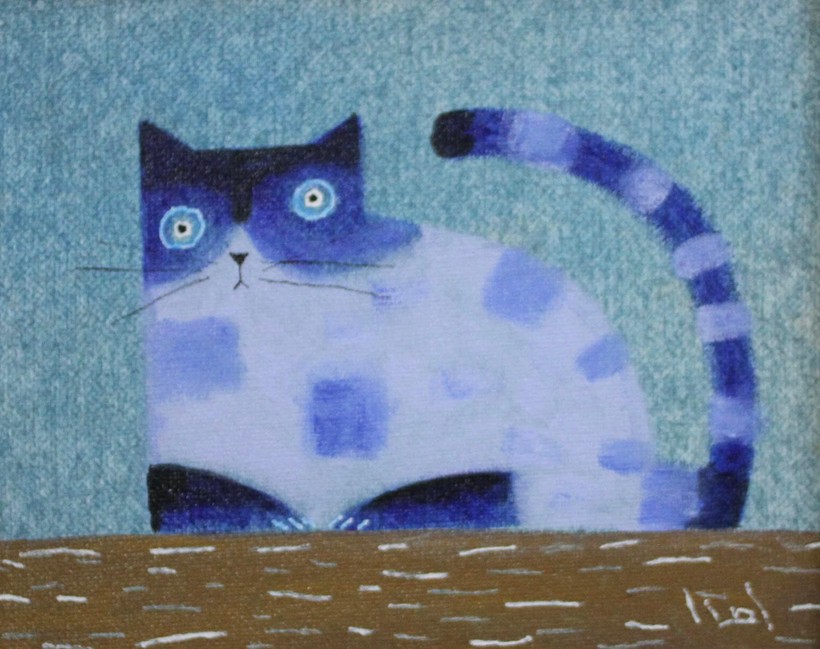 Ngắm những chú mèo sống động trong bộ tranh Tết của Tào Linh