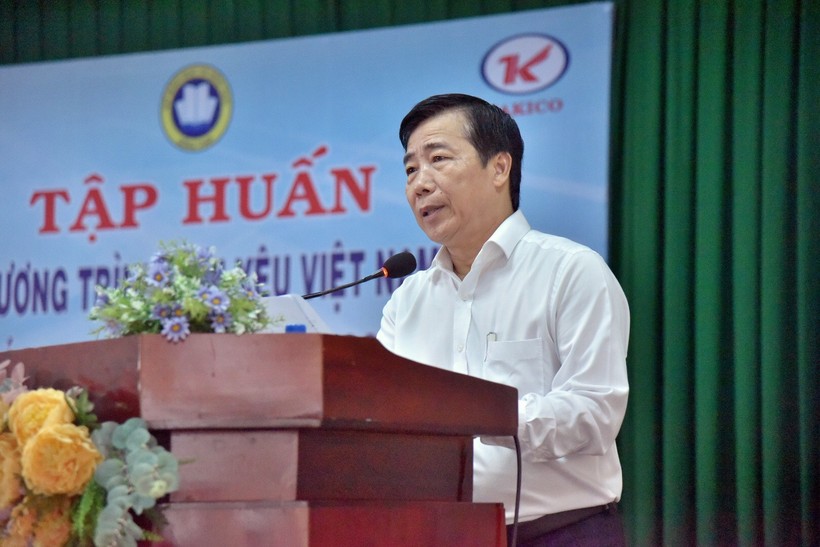 Ông Nguyễn Minh Tâm - Phó Giám đốc Sở GD&ĐT phát biểu chỉ đạo tại hội nghị. ảnh 1