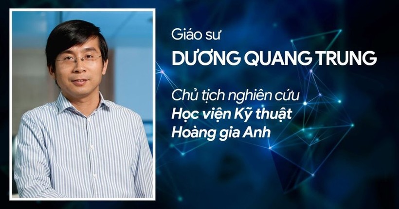 GS Dương Quang Trung – nhà khoa học người Việt, giáo sư thực thụ tại ĐH Queen’s Belfast sẽ tham gia giảng dạy tại Trường ĐH Bách khoa- ĐH Quốc gia TP.HCM (Ảnh: NTCC)