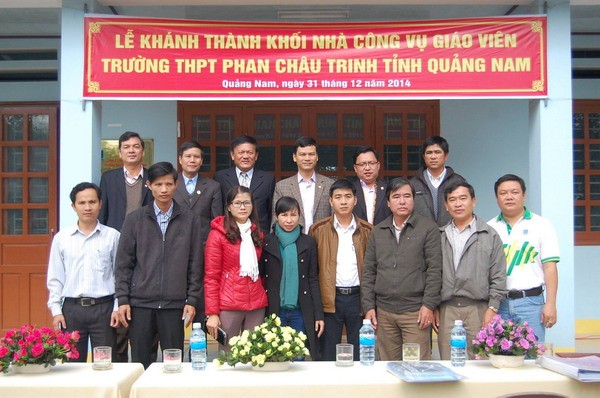 Khánh thành Nhà công vụ Trường THPT Phan Châu Trinh