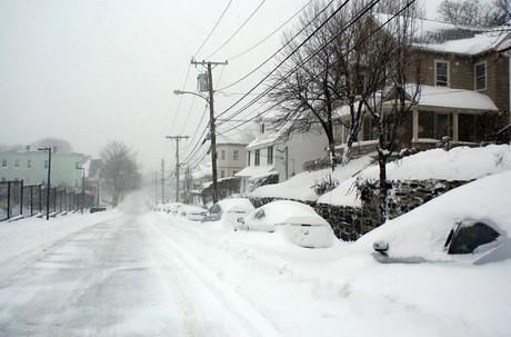 Trái với dự báo của các cơ quan khí tượng, bão tuyết Juno đã không gây ảnh hưởng lớn tới thành phố New York mà lại hoành hành ở bang Massachusetts - Ảnh: Nguyen Tam/Dân trí