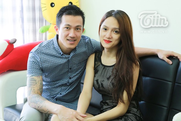 Hương Giang và bạn trai Criss Lai.