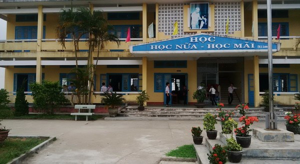 Trường THCS Lộc Sơn là một trong những điểm trường có học sinh bỏ học theo bố mẹ sang Lào làm ăn