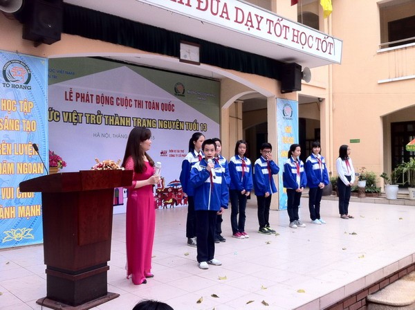 Hà Nội: Trường THCS Tô Hoàng phát động cuộc thi Trạng nguyên
