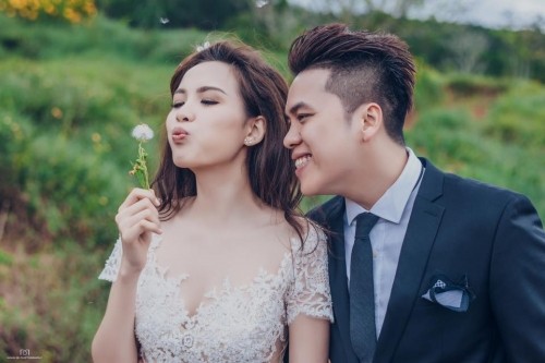 Hoa hậu Diễm Hương tung ảnh cưới đẹp ngọt ngào như cổ tích