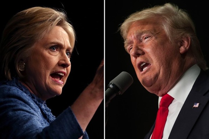Donald Trump bám đuổi sát nút Hillary Clinton trong cuộc đua Tổng thống Mỹ