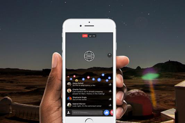 Facebook bổ sung chức năng phát trực tiếp video 360 độ