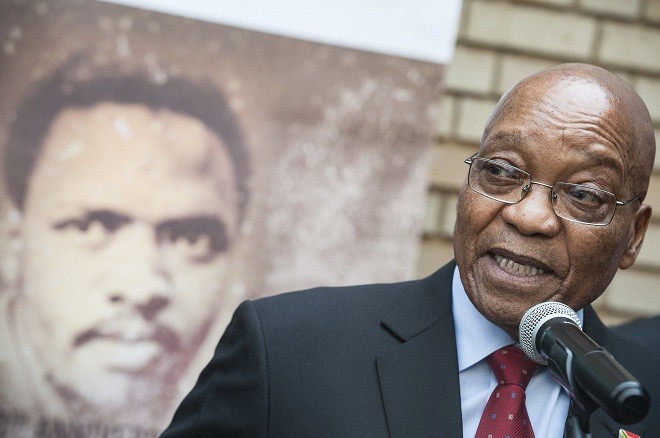 Tổng thống Nam Phi  Jacob Zuma,