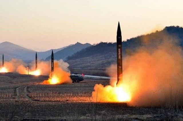 Một vụ thử tên lửa của Triều Tiên (Ảnh minh họa, nguồn: Open source investigations)