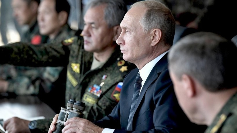 Tổng thống Putin theo dõi cuộc tập trận Vostok 2018 ngày 13/9