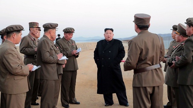Lãnh đạo Kim Jong-un và các tướng lĩnh quân đội Triều Tiên