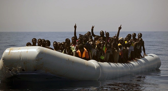 Những người nhập cư ngoài bờ biển Libya
