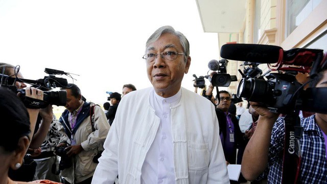 Tổng thống Myanmar Htin Kyaw (Ảnh: Reuters)