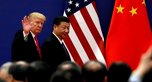 Tổng thống Mỹ Donald Trump và người đồng cấp Trung Quốc Tập Cận Bình 