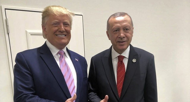 TT Mỹ Donald Trump và TT Thổ Nhĩ Kỳ Tayyip Erdogan.
