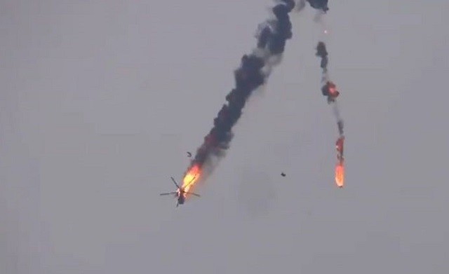 Xuất hiện clip máy bay Syria bị phiến quân do Thổ Nhĩ Kỳ hậu thuẫn bắn rơi