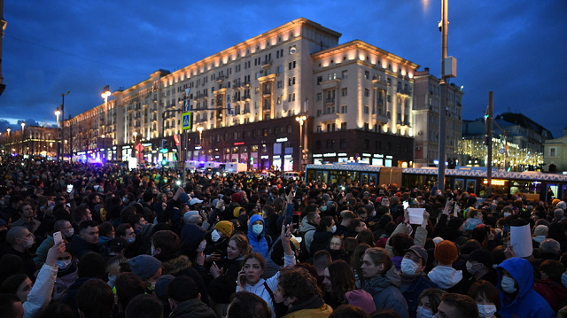 Cuộc biểu tình ở Moscow vào ngày 23 tháng 1.