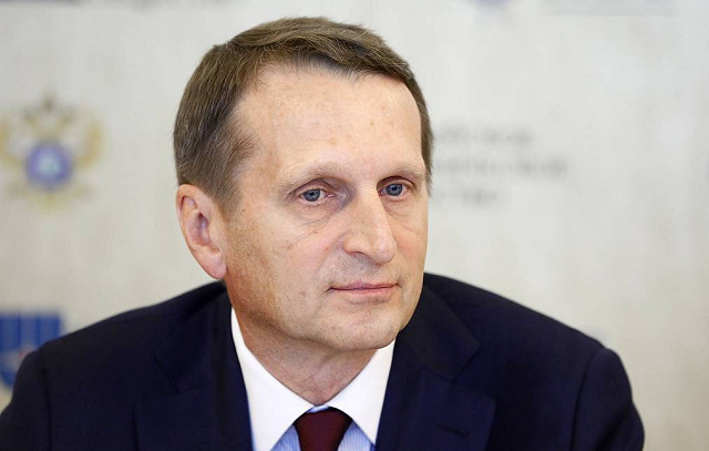 Giám đốc Cơ quan Tình báo nước ngoài của Nga (SVR) Sergei Naryshkin.