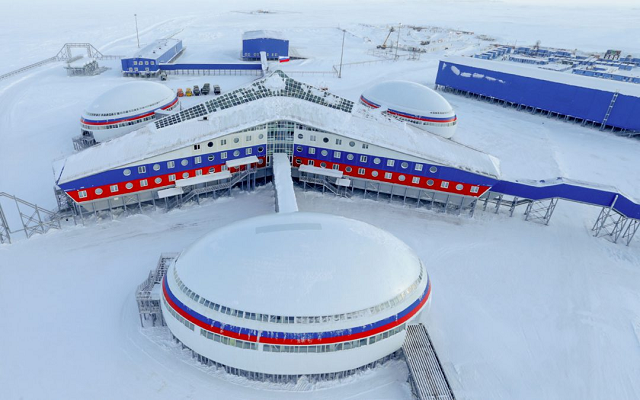 Căn cứ quân sự của Nga ở Bắc Cực.