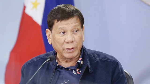 Tổng thống Philppines Rodrigo Duterte.