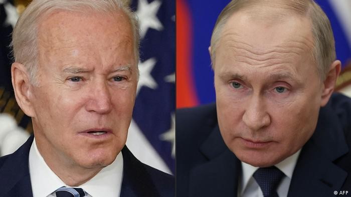 Tổng thống Mỹ Joe Biden và người đồng cấp Nga Vladimir Putin.